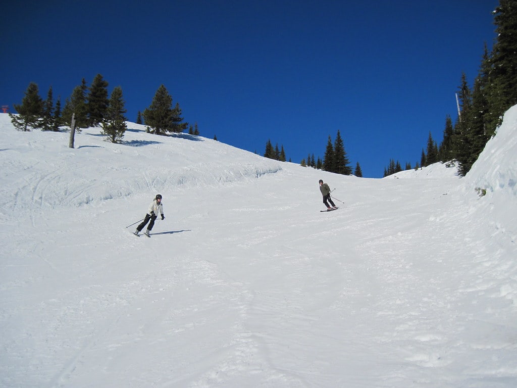 Blå pister i Zell am See